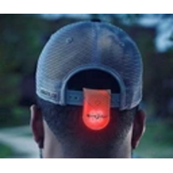 Opaska odblaskowa klips LED czerwona na magnes TagLit