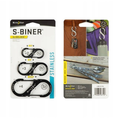 Zestaw 3 karabińczyków...