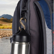 Karabińczyk S-biner plastikowy brązowy